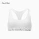 Calvin Klein【节日礼物】CK内衣女士可抽取垫轻运动工字美背背心文胸QP2856O FVC-白色桃心 S