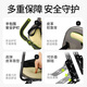 Mengdofu [Hakura Next Day Delivery] Bicycle child seat front, mountain bike child seat with baby safety seat, transparent acrylic + double-point fixing [high backrest] Anti-collision pad + safety belt + installation tool + anti-slip pad