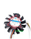 VYOPBC multiple 5v12V Caisse enregistreuse de la carte mère Contrôle de la carte mère Éventail de radiateur diamètre silencieux Diamètre 44 mm Distance de trou 3527 5V Distance de trou équilatéral 27 mm