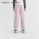 Balabalaone Kinderkleidung Mädchen-Hosen Kinderhosen 2025 Neues Herbst Feuchtigkeitsabsorbier und schwitzende Fallschirmjägerhose Pink 60081 120