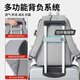 Huili Schoolbag Junior High School High School Boys Gran capacidad Estudiantes universitarios Mochila liviana Mochila casual Bolso de viaje de viaje Gray [Colgante decorativo]