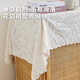 AVIVI tablecloth dustproof lace table flag gauze square tablecloth shoe cabinet TV cabinet coffee table tablecloth cover 35*100 Feather Dance