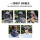 CTRLEND sun hat summer sun protection hat men Korean style breathable trend fisherman hat outdoor fishing removable sun hat covering face dark gray 12cm large hat brim [hat + mask]