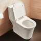 
HUIDA siphon toilet splashproof water-saving nano easy-toilet toilet 6360 bathroom quick-removing cover 6523 6218N [round water tank ultra-thin urea formaldehyde cover] 400mm (pit distance above 390)