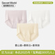 SecretWorld liquid foundation underwear for women 100 pure cotton sterilizing nude feeling without hip clipping summer thin ice silk large size briefs