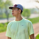 Nike (Nike) Offizieller Stride-Herren-Kurztrocknen dünner Top-Herbst-Kurzhülsen Reflektierende atmungsaktive hv5204 701 leicht gelb grün/silber s