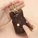 Mashalanti Key Sac pour les femmes clés de voiture de voiture pour femmes Mini Geste Taist Keychain Bag cadeau d'anniversaire pour la mère et la femme Dark Brown
