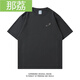 
Nali niche design simple pin printed short-sleeved T-shirt for 2025 summer new loose cotton round neck half-sleeved T-1449-pin-black M