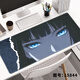 Ruqinlian black and white comic style mouse pads for super large men and women personalized workstation office computer desk pads rubber pads keyboard pads smooth thickened lock edge wrist guard pads non-slip and wear-resistant 15844 [thickened lock edge, skin-friendly and smooth] length 1000mmX width 500mmX thickness 2mm