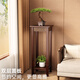 XiaoJiangti Madera maciza Terracia china Balcón Balcón Estante de almacenamiento Decoración de pisos Casa