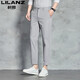 Lilang Men's Ice Silk Casual Starse For Men Summer New New-Point Fashion Универсальный высококачественный бизнес-брюки Thin Khaki YDL9898 28