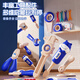 
Fanhua Children 3 to 6 years old toys girls early education 5 repair baby tool box screw screw disassembly assembly decoration and repair boy 8 [Blue] Tool table 218 PC + box + electric drill + hat