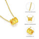 OKZ pure gold 999 accessories gold small waist pendant 999 pure gold small waist hand-woven diy small accessories light luxury 0.12g small waist--single accessory