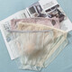 LISM sexy underwear thin soft seductive men's bag thong transparent sexy naked sense without trace large size briefs 802 light gray briefs XL 130---160Jin [Jin equals 0.5 kg]