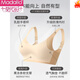 Modal mother underwear for women without marks and no steel rings gathered together middle-aged and elderly women with breasts and large breasts to show small bras. Milk skin [nude spray vest style] Main picture L [Suggested 95-115Jin [Jin equals 0.5 kg] 36/80]