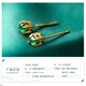 Oriental Jade Exquisite Niche Versatile S925 Silver Inlaid Imperial Green Jade Earrings Stud Earrings for Women Birthday Gifts for Women