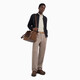 
ARMANI/Armani EA Men's Eagle Mark Loose Straight Trousers Casual Pants EM001182 AF13791 Dark Gray U8168 44