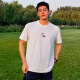 Nike (NIKE) pure cotton short-sleeved men's top breathable casual T-shirt loose half-sleeved fan white HF6172-133 L
