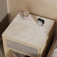 Japonais simple et élégant Table de chevet de table de couverture de couvercle serviette sans lavage, imperméable, nappe en tissu à poussière résistant à l'huile, coussin de protection de bureau en cuir A1049 Tournez les déchets en trésor 36 * 46 adaptés au four à micro-ondes