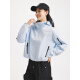 
Hot air 2025 autumn new women's outdoor casual short jacket 28 light blue S
