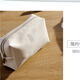 SWAROVSKI 618 zipper shines, fashionable, simple and atmospheric, white storage bag, storage bag, toilet bag, white handbag, 15 12 5.5cm