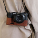 Photographié pour Sony 7 Camera Sac Micro Single Protective Cover Leather Case 7374 GOLINE CUIR 96400 Base A7C Crazy Horse Cuir [Real Leather Base]
