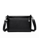 Jingshi Frauenbag 2025 Neue Frauen Umhängetasche High-End Small Square Bag mittleren Alters vielseitiger Crossbody-Tasche weiches Lederschwarz