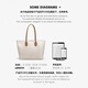 CinvaiKrose小c&k包包女式2025新款托特包单肩通勤女包 云顶奶咖Tote_bag【礼盒款】