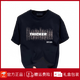 Jeep Spirit Jeep European Station Kurzarm T-Shirt Herren Sommer Neue trendige Marke Gedrucktes Hals-Ins Micro Lose Paar Outfit Basishemd weiß [K854 Tejas] M Empfohlen 100-120jin [Jin gleich 0,5 kg]