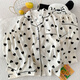 Niedlicher Crayon Shin-Yun-Baumwollpyjamas für Frauen dreiteilige Sommer-Strickjacke Cartoon Home Clothing Set JHX-9901J#Pink Bian Mike M Empfohlen 80-100