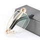 German smart reading glasses men's high definition anti-blue light foldable portable elderly glasses women's genuine vision adjustment anti-blue light-Ruyi gold 200 degrees [55-59 years old]
