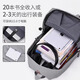 Huili Schoolbag Junior High School High School Boys Gran capacidad Estudiantes universitarios Mochila liviana Mochila casual Bolso de viaje de viaje Gray [Colgante decorativo]