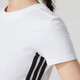 Adidas kurzes T-Shirt für Frauen im Sommer New White Campus Style Halbärmelige Sport American American Top Slim Kurzärmelig JV9859/Schuss One Size, eine gefälschte, um zehn l zu kompensieren 120-130jin [Jin gleich 0,5 kg]