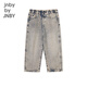 Jnby por Jnby Jiangnan Buddies Ropa para niños Pantalones de plátano Pantalones de plátano Softal Otoño e Invierno niños y niñas Niños 1o11770 671/Polvo gris 110 cm