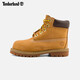 Timberland (Timberland) Kinder große gelbe Stiefel Martin Boots High-Top-Outdoor-Reise ist größer 12809 12809W/Weizenfarbe Es wird empfohlen, eine kleine Größe oder eine Größe von 25 8 25 zu nehmen (5-Loch-Messingschuhauge)