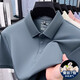 
GUYN International First-line Brand High-end Men's Short-Sleeved T-Shirt Summer 2025 New Middle-aged Half-Sleeved Polo Shirt Top 15125-Shallow Sky Blue L 50 [Suggested Weight 125-145Jin [Jin equals 0.5 kg]]