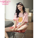 Modal 2025 Nuevo pijama para pantalones cortos de verano para mujeres Shorts Summer Style Stily 'Simple Wear Wear Suit Zh-9859# Shorts M (80-100Jin [Jin equivale a 0.5 kg])