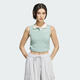 Adidas Originals Clover 2025 Women's POLO PAD TANK Short Sport Tight Lapel Vest KE3894 S