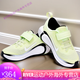 耐克（NIKE）夏季Nike魔术贴跑步鞋网面透气超轻软底运动男女大童鞋RU9856 2088白桔粉 34 码 （内长21.5cml