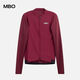 Meissenland (MBO) MBO cycling clothing autumn and summer men's and women's cycling clothing thin breathable sweat-absorbent comfortable road cycling long-sleeved top Autumn and summer thin dark red long-sleeved XL XXL