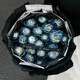 Ecuadorian imported black rose bouquet, same-city delivery to flower shop, high-end flower express delivery to Beijing, Shanghai and Guangzhou, gift box of 10 imported Ecuadorian black roses
