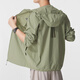 Adidas Men's Clothing 2025 NUEVA Autumn Sportswear Chaqueta con capucha con capucha al aire libre cómodo de moda