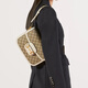 Gucci (Gucci) Satteltasche Horsebit 1955 bedruckte Leinwand Leder One-Shoulder Crossbody Tasche für Männer und Frauen [Geschenk] Weiß 602204-92TCG-9761 Länge 25 cm Breite 8 cm Höhe 18 cm