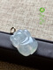 Youshu Myanmar A goods ice seeding glue ice floating green twelve zodiac pig 18K gold pendant necklace jade belt certificate
