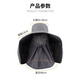 CTRLEND sun hat summer sun protection hat men Korean style breathable trend fisherman hat outdoor fishing removable sun hat covering face dark gray 12cm large hat brim [hat + mask]