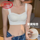 浪莎（LangSha）乳胶防走光美背心式文胸薄款内衣女小胸聚拢无钢圈纯欲性感收副乳 香槟(单 件) M ：32/70ABC
