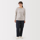 MUJI Women's Washed Denim Conical Pants Women's Pants Women's Clothing 25 Years Fall New Pants BE1VNA5A Dark Blue XL (165/74A)
