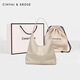 CinvaiKrose light luxury tote bag 2025 new large capacity bag women's bag armpit shoulder bag birthday Chinese Valentine's Day gift, beige gift for girlfriend and wife