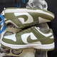 Nike (Nike) Dunk Low White Olive Green Green Low Top Retro Sports und Freizeitbrettschuhe DD1503-120 Weiß Olivengrün DD1503-120 35.5