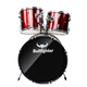 
Bullfighter drum set (Bullfighter) adult beginner children's professional grade jazz drum percussion instrument Burgundy 5 drums 2 cymbals (upgraded oil-skin drum face)